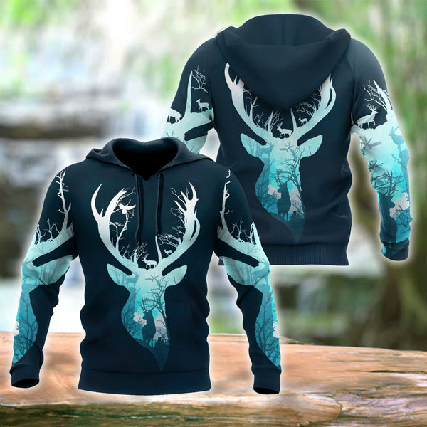 Max Corner Deer Hunting Tree Life 3D All Over Printed Shirts Gift For Hunter