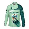 Maxcorners Can't Work Today Feelin Under Par Custom Men's Golf Polo Shirt, Funny Golf Shirt, Gift For Golfers