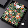 Maxcorners Tropical Corgi Dog Hawaiian Golf Polo Shirt, Golf Shirts For Women, Women's Golf Apparel LM1507