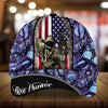 Maxcorners American Flag Bow Hunter Deer Hunting Camo Pattern 3D Multicolor Personalized Cap