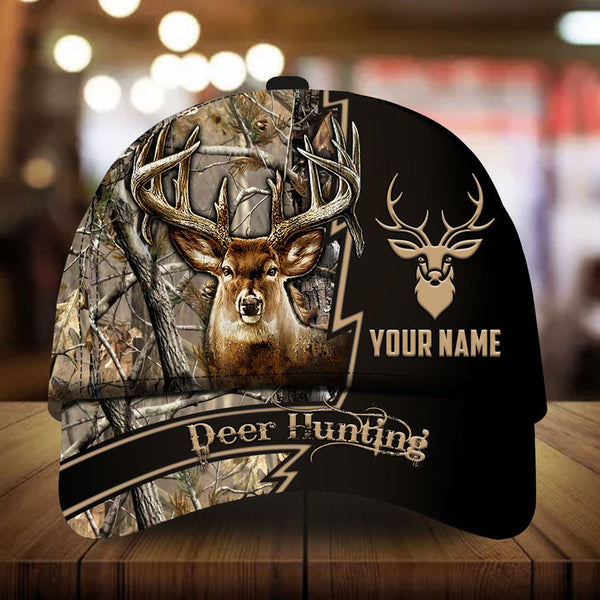 Maxcorners Epic Line Deer Hunting Camo Pattern 3D Multicolor Personalized Cap