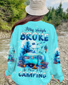 Maxcorners My Sleigh Broke Camping Christmas All Over Print LM2101