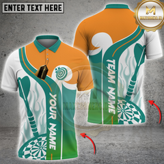 Maxcorners Darts Team Multicolor Customized Name, Team Name 3D Shirts
