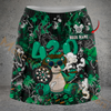 Maxcorners Darts Pink 420 Smoking Bear Graffiti Personalized 3D Skirts With Shorts