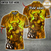 Maxcorners Darts Muscular Minotaur Energy Design Multiple Options Personalized Name, Team Name 3D Shirt