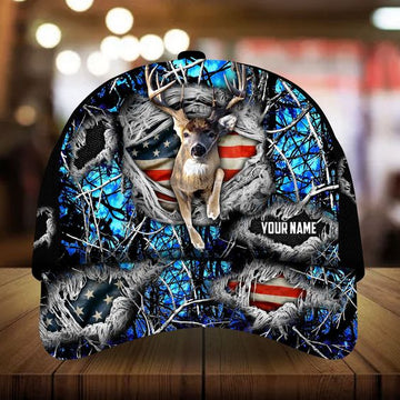 Maxcorners Stealthy Hunter Camo Camouflage Personalized Cap