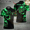 Maxcorners Golden Darts Skull Lightning Shattered Dartboard Multiple Options Personalized Name, Team Name 3D Shirt