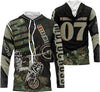 Maxcorners Motocross xtreme Motox Racing Dirt Bike Off-Road Motorcycle Customize Name And Number 3D Shirts