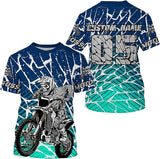 Maxcorners Motocross Dirt Bike Racing Off-Road Customize Name And Number 3D Shirts