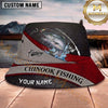 Maxcorners Fishing Red Black Honeycomb Angler Personalized 3D Bucket Hat (13 Fish Species)