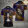 Maxcorners Darts Gothic Queen Cosmic Dartboard Multiple Options Personalized Name, Team Name 3D Shirt