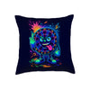 Maxcorners Darts Neon Angry Cartoon Character Multicolor Customized Name 3D Pillow