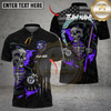Maxcorners Billiards Grim Reaper Black Multicolor Customized Name, Team Name 3D Shirt