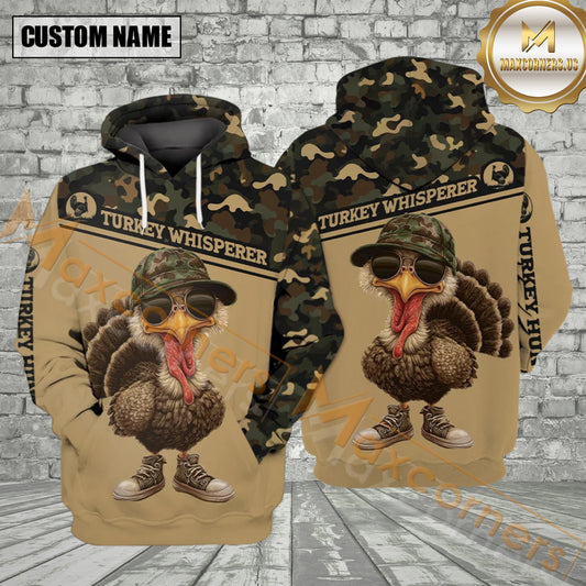 Maxcorners Funny Turkey Hunting All Over Print Shirt
 Best Gift For Hunter