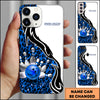 Maxcorners Bowling Leopard Strike Ball Multicolor Personalized Name 3D Phone Case