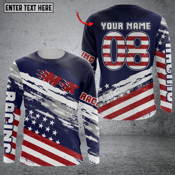 Maxcorners Personalized Name Motorcycle Maverick Hooded Sweatshirt