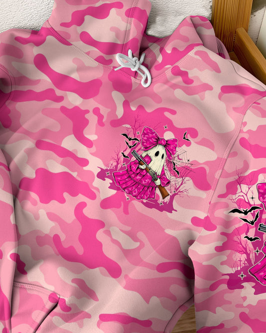 Maxcorners Pretty In Pink Hunting Camo Halloween All Over Print LM1601