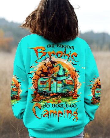 Maxcorners My Broom Broke So Now Halloween Camping All Over Print LM2101