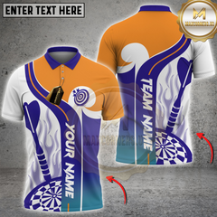 Maxcorners Darts Team Multicolor Customized Name, Team Name 3D Shirts