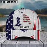 Maxcorners Crappie Fishing American Dusty Style Customized Name 3D Cap