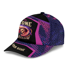 Maxcorners The Lone Below Shark And Skull Fishing Cap, Men's Fishing Hat, Fishing Trucker Hats, Gift For Fisherman