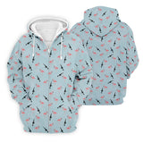 Maxcorners Funny Flamingos Golf Polo Shirt, Golfing Apparel, Mens Golf Gift, Funny Golf Polos