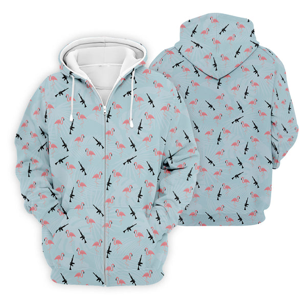 Maxcorners Funny Flamingos Golf Polo Shirt, Golfing Apparel, Mens Golf Gift, Funny Golf Polos