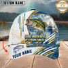 Maxcorners Fishing Offshore Boat Personalized Name 3D Cap