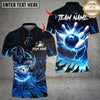 Maxcorners Bowling Assassin With Thunder Lightning Multicolor Customized Name, Team Name 3D Shirts