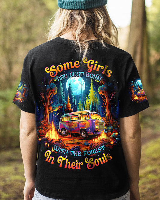 Maxcorners Some Girls Are Just Born Forest All Over Print LM2101