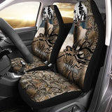 Maxcorners Personalized Name Elk Hunting Waterfowl Camouflage Car Seat Covers