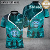 Maxcorners Pickleball Polo Crowned King Ball Character Multiple Options Personalized Name, Team Name 3D Shirt