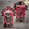 Maxcorners Darts Storm Skull Smoke Dartboard Multiple Options Personalized Name, Team Name 3D Shirt
