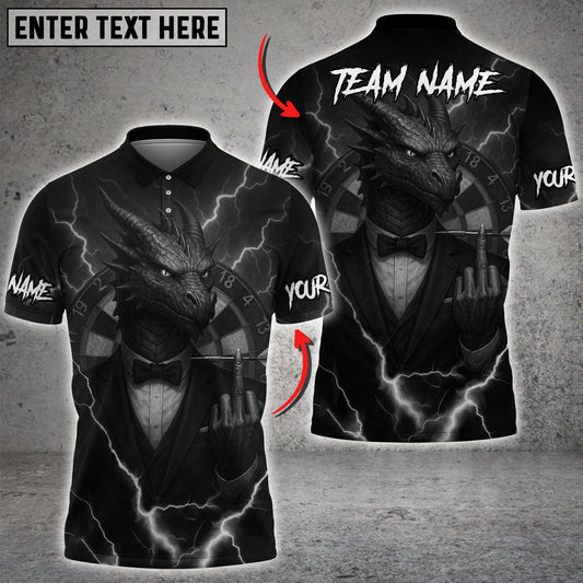 Maxcorners Darts Shadowlord Thunderstrike Dragon Multicolor Customized Name, Team Name 3D Shirts