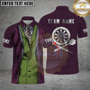 Maxcorners Darts Joker Crown Dartboard Design Personalized Name 3D Unisex Shirt