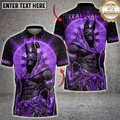 Maxcorners Darts Anubis Egyptian Gold Mystic Design Multicolor Customized Name, Team Name 3D Shirt