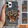 Maxcorners Deer Hunter Legendary Stag Hunting Personalized 3D Phone Case (4 colors)