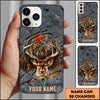 Maxcorners Deer Hunter Legendary Stag Hunting Personalized 3D Phone Case (4 colors)