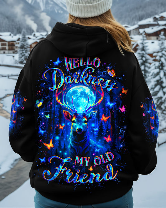 Maxcorners Hello Darkness My Old Friend Deer All Over Print LM1601