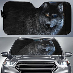 Maxcorners Amazing Wolf Eyes Car Sun Shade