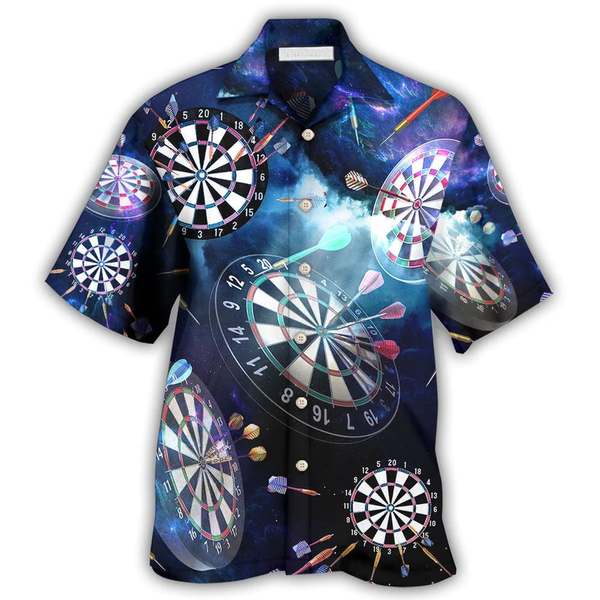 Maxcorners Darts Into The Galaxy 3D Hawaiian Shirt