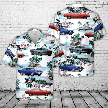 Maxcorners Custom Car American Muscle Car 1970 Hawaiian Shirt