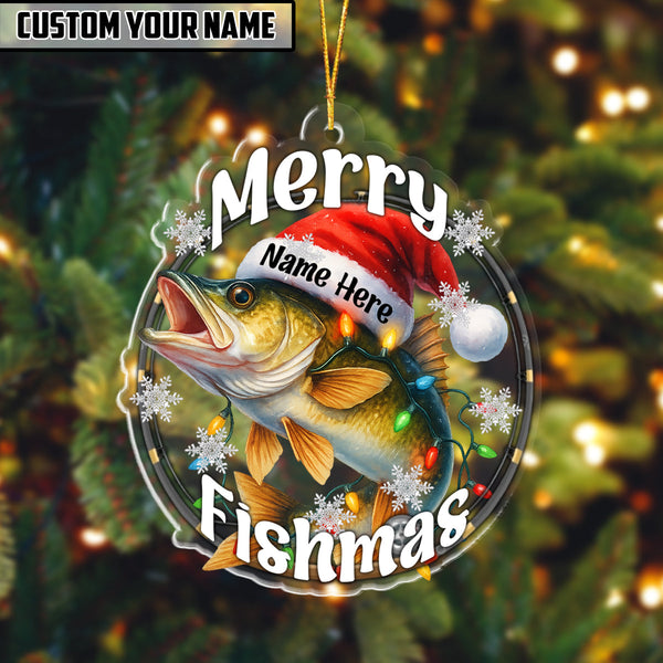 Maxcorners Fishing Customized Acrylic Ornament For Fishing Lovers