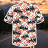 Maxcornerss Personalized Hot Rod Classic Car Red Floral Hawaiian Shirt 9 (Sample)