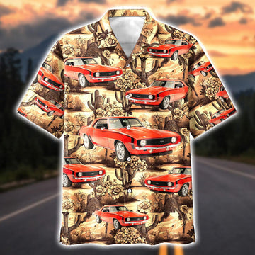 Maxcorners Personalized Car Don't Follow Me I Do Stupid Things Camaro Hawaiian Shirt