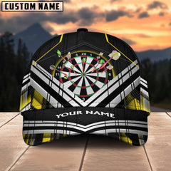 Maxcorners Darts Cyberpunk Multicolor Option Personalized Name 3D Cap