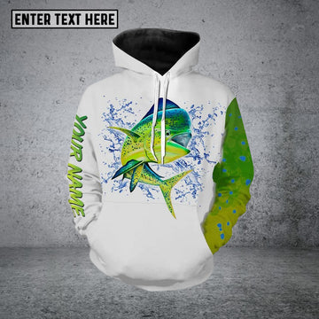 Maxcorners Mahi Mahi Fishing Customize Name All Over Print Shirts