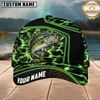 Maxcorners Neon Lightning Design Custom Name Fishing Cap