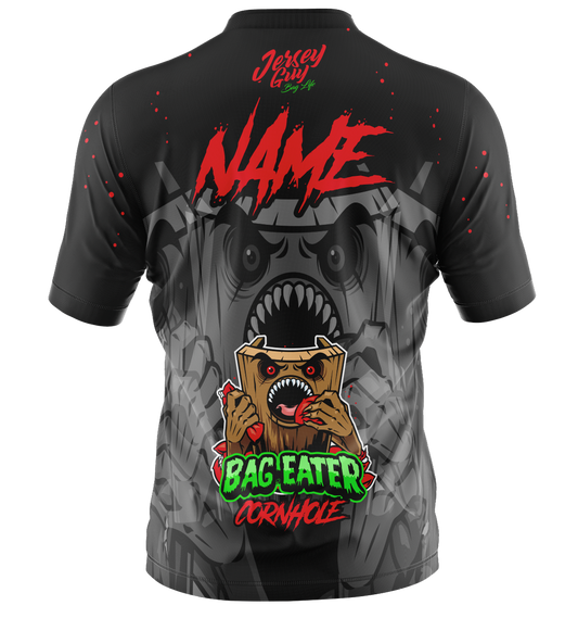 Maxcorners Bag Eater Cornhole Scary Jersey Halloween