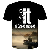 MAXCORNERS I AM GOING FISHING SHIRT FOR MEN - ADVENTURE-THEMED TEE